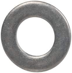 Made in USA - #10L Screw, Grade 300 Stainless Steel Standard Flat Washer - 0.195" ID x 0.354" OD, 0.032" Thick, Passivated Finish, Meets Military Specifications - Best Tool & Supply