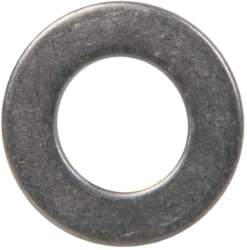 Made in USA - 1/4" Screw, Grade 300 Stainless Steel Standard Flat Washer - 0.255" ID x 0.468" OD, 0.032" Thick, Passivated Finish, Meets Military Specifications - Best Tool & Supply