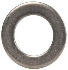 Made in USA - 7/16" Screw, Grade AN960 Stainless Steel Standard Flat Washer - 0.453" ID x 3/4" OD, 0.063" Thick, Passivated Finish, Meets Military Specifications - Best Tool & Supply