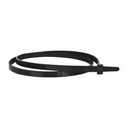 Made in USA - 28" Long Black Nylon Standard Cable Tie - 120 Lb Tensile Strength, 9" Max Bundle Diam - Best Tool & Supply