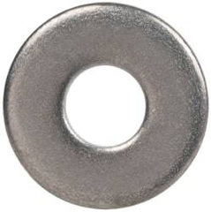 Made in USA - #2L Screw, Grade AN960 Stainless Steel Standard Flat Washer - 0.099" ID x 1/4" OD, 0.016" Thick, Passivated Finish, Meets Military Specifications - Best Tool & Supply