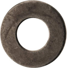 Made in USA - #8L Screw, Grade AN960 Stainless Steel Standard Flat Washer - 0.174" ID x 3/8" OD, 0.016" Thick, Passivated Finish, Meets Military Specifications - Best Tool & Supply