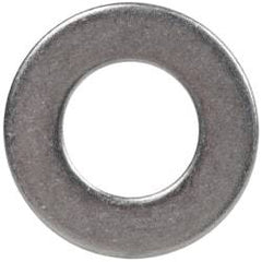 Made in USA - 1/4" Screw, Grade AN960 Stainless Steel Standard Flat Washer - 0.267" ID x 1/2" OD, 0.028" Thick, Passivated Finish, Meets Military Specifications - Best Tool & Supply