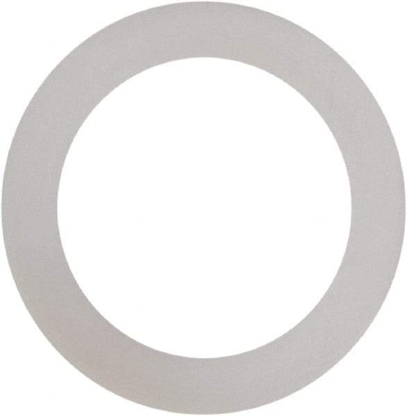 Made in USA - #12 Screw, Grade 6/6 Nylon Standard Flat Washer - 1/4" ID x 3/8" OD, 0.015" Thick, Plain Finish - Best Tool & Supply