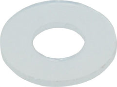 5″ Screw Standard Flat Washer: Nylon, Uncoated 0.141″ ID, 0.734″ OD, 0.017″ Thick