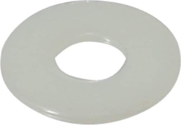 Made in USA - 3/8" Screw, Grade 6/6 Nylon Standard Flat Washer - 0.406" ID x 1" OD, 0.062" Thick, Plain Finish - Best Tool & Supply