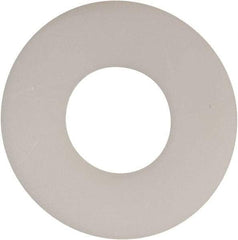 Made in USA - 7/16" Screw, Grade 6/6 Nylon Standard Flat Washer - 0.469" ID x 1-1/8" OD, 0.062" Thick, Plain Finish - Best Tool & Supply