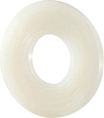 Made in USA - 1/2" Screw, Grade 6/6 Nylon Standard Flat Washer - 0.531" ID x 1-1/4" OD, 0.1" Thick, Plain Finish - Best Tool & Supply