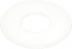 Made in USA - 3/4" Screw, Grade 6/6 Nylon Standard Flat Washer - 0.812" ID x 2" OD, 0.1" Thick, Plain Finish - Best Tool & Supply