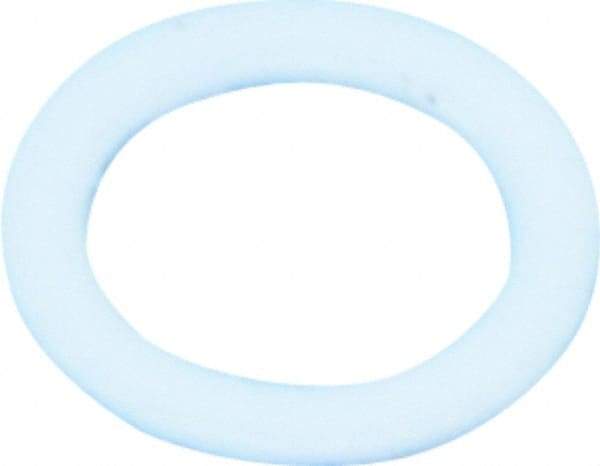 Made in USA - #8 Screw, PTFE Standard Flat Washer - 0.197" ID x 0.28" OD, 0.015" Thick, Plain Finish - Best Tool & Supply