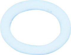 Made in USA - #8 Screw, PTFE Standard Flat Washer - 0.197" ID x 0.28" OD, 0.015" Thick, Plain Finish - Best Tool & Supply