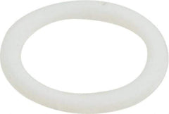 Made in USA - 1/4" Screw, PTFE Standard Flat Washer - 0.26" ID x 0.337" OD, 0.025" Thick, Plain Finish - Best Tool & Supply