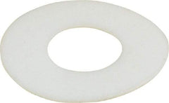 Made in USA - 5/16" Screw, PTFE Standard Flat Washer - 0.325" ID x 3/4" OD, 0.02" Thick, Plain Finish - Best Tool & Supply