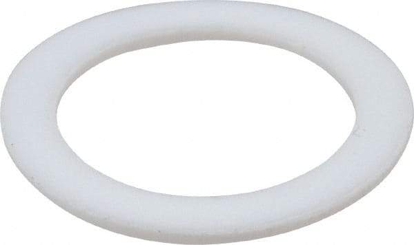 Made in USA - 1/2" Screw, PTFE Standard Flat Washer - 1/2" ID x 0.688" OD, 0.031" Thick, Plain Finish - Best Tool & Supply