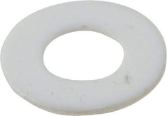 Made in USA - 1/2" Screw, PTFE Standard Flat Washer - 1/2" ID x 1.003" OD, 0.062" Thick, Plain Finish - Best Tool & Supply