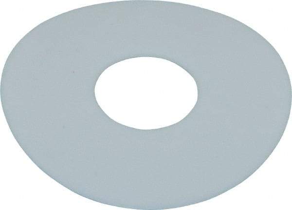 Made in USA - 1/2" Screw, PTFE Standard Flat Washer - 0.532" ID x 1-1/2" OD, 0.02" Thick, Plain Finish - Best Tool & Supply