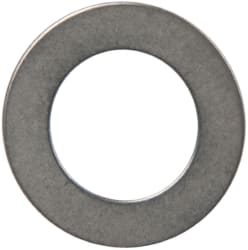 6″ Screw Standard Flat Washer: Grade 316 Stainless Steel, Uncoated 0.159″ ID, 0.313″ OD, 0.027″ Thick