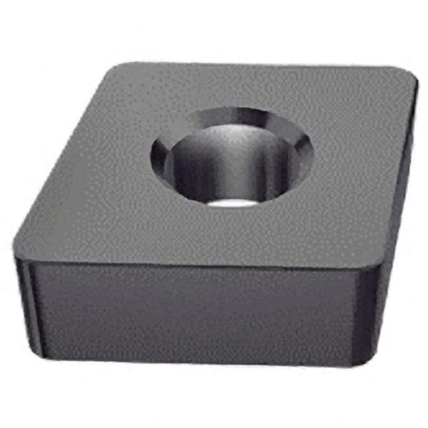 Iscar - CNGA432 E Grade IS9 Ceramic Turning Insert - Uncoated, 80° Diamond, 1/2" Inscr Circle, 3/16" Thick, 1/32" Corner Radius - Best Tool & Supply