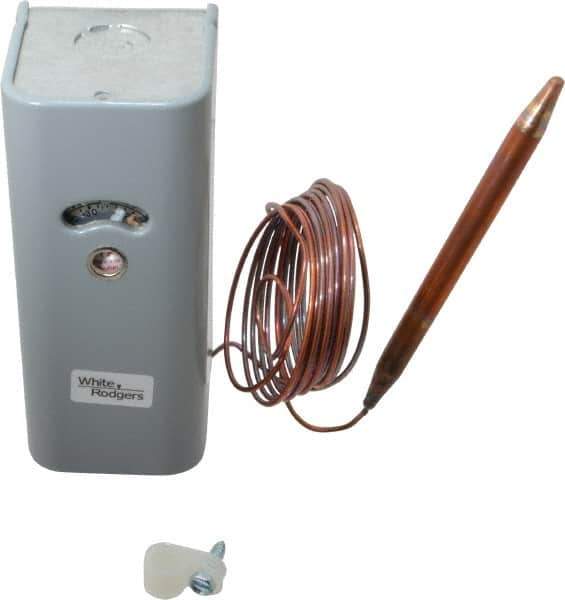 White-Rodgers - Refrigeration Temperature Controls Capillary Length: 8 Ft. Differential: Adjustable 4.5 to 40 F - Best Tool & Supply