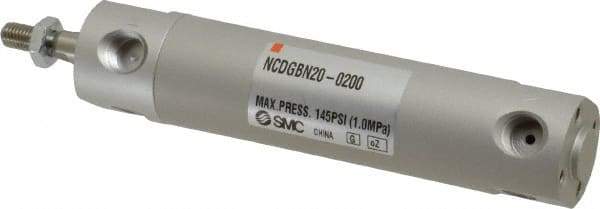 SMC PNEUMATICS - 3/4" Bore Double Acting Air Cylinder - 1/8 Port, 1/4-28 Rod Thread, 140 Max psi, 40 to 140°F - Best Tool & Supply