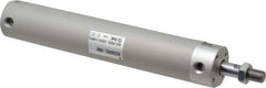 SMC PNEUMATICS - 1-1/4" Bore Double Acting Air Cylinder - 1/8 Port, 7/16-20 Rod Thread, 140 Max psi, 40 to 140°F - Best Tool & Supply