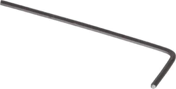 Value Collection - 0.05mm Hex, Short Arm Hex Key - 1-9/16" OAL, Alloy Steel - Best Tool & Supply