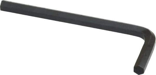 Value Collection - 3/16" Hex, Short Arm Hex Key - 2-21/32" OAL, Alloy Steel - Best Tool & Supply