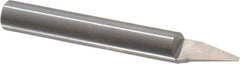 Onsrud - 30° Incl Angle, 1/4" Shank Diam, 1-1/2" OAL, 0.06" Cut Diam, Conical Engraving Cutter - 1/2" LOC, 0.06" Tip Diam, 1 Flute, Right Hand Cut, Solid Carbide, AlTiN Finish - Best Tool & Supply