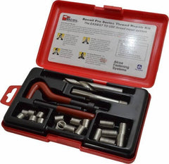 Value Collection - 18 Inserts, 1/2-20, 1/2-20 UNF, Thread Repair Kit - 0.75" Insert Length - Exact Industrial Supply