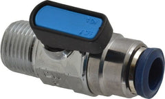 Aignep USA - 3/8" Pipe, 3/8 Thread, Full Port, Brass Standard Ball Valve - Best Tool & Supply