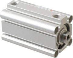 SMC PNEUMATICS - 1-15/16" Stroke x 1-1/4" Bore Double Acting Air Cylinder - 1/8 Port, 5/16-24 Rod Thread, 145 Max psi, 15 to 160°F - Best Tool & Supply