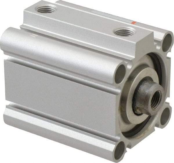 SMC PNEUMATICS - 1" Stroke x 1-1/2" Bore Double Acting Air Cylinder - 1/8 Port, 3/8-24 Rod Thread, 145 Max psi, 15 to 160°F - Best Tool & Supply