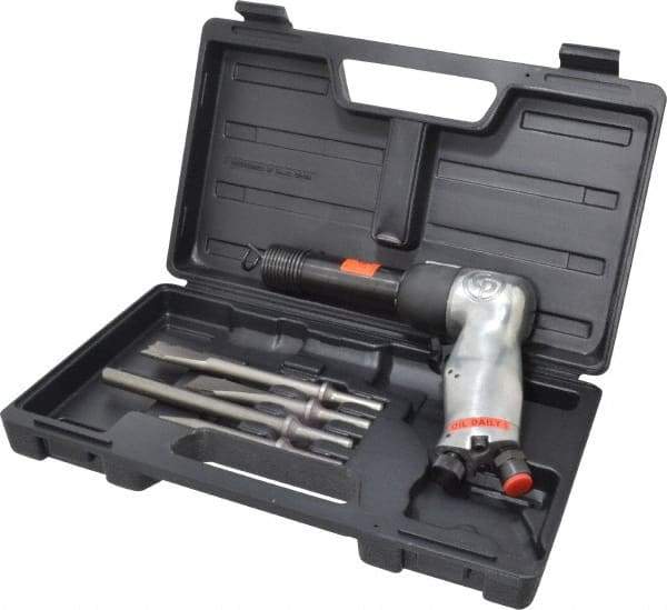 Chicago Pneumatic - 2,000 BPM, 3-1/8 Inch Long Stroke, Pneumatic Chiseling Hammer - 8.5 CFM Air Consumption - Best Tool & Supply