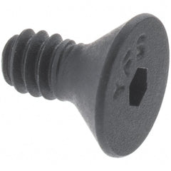 Flat Socket Cap Screw: 5/16-18 x 1-1/4″ Long, Alloy Steel, Black Oxide Finish Hex Socket, Flat Head, 3/16″ Hex Key