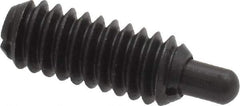 Gibraltar - 1/4-20, 5/8" Thread Length, 3/16" Plunger Projection, Steel Threaded Spring Plunger - 0.119" Max Plunger Diam, 0.5 Lb Init End Force, 6 Lb Final End Force - Best Tool & Supply