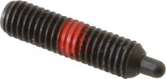 Gibraltar - 5/16-18, 5/8" Thread Length, 3/16" Plunger Projection, Steel Threaded Spring Plunger - Best Tool & Supply