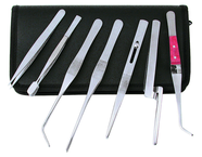 7 Piece Tweezer Set - Best Tool & Supply