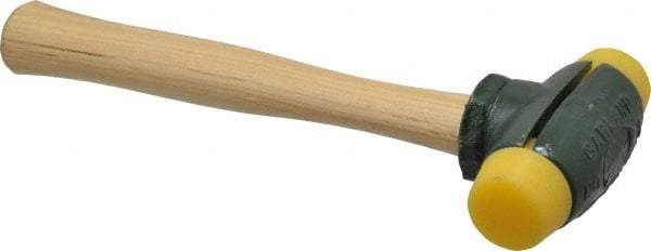 Garland - 1-1/2 Lb Head 1-1/4" Face Plastic Split Head Hammer - 11" OAL, Wood Handle - Best Tool & Supply