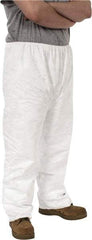 Dupont - Size 3XL, Tyvek General Purpose Work Pants - 27-1/2 Inch Waist, 30 Inch Inseam, White - Best Tool & Supply