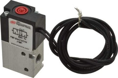 ARO/Ingersoll-Rand - 1/8", 3-Way Body Ported Stacking Solenoid Valve - 12 VDC, 0.2 CV Rate, 2.4" High - Best Tool & Supply