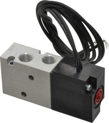 ARO/Ingersoll-Rand - 1/8", 4-Way Body Ported Stacking Solenoid Valve - 24 VDC, 0.2 CV Rate, 2.8" High - Best Tool & Supply