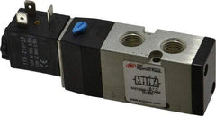 ARO/Ingersoll-Rand - 1/4", 4-Way 2-Position Maxair Stacking Solenoid Valve - 120 VAC, 0.7 CV Rate, 1.37" High - Best Tool & Supply