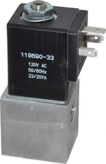 ARO/Ingersoll-Rand - 1/4", CAT Series 3-Way 2-Position Body Ported Stacking Solenoid Valve - 120 VAC, 0.2 CV Rate, 3-1/2" High - Best Tool & Supply