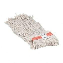 Rubbermaid - 1" Orange Head Band, X-Large Cotton Cut End Mop Head - 8 Ply, Side Loading Connection, Use for General Purpose - Best Tool & Supply