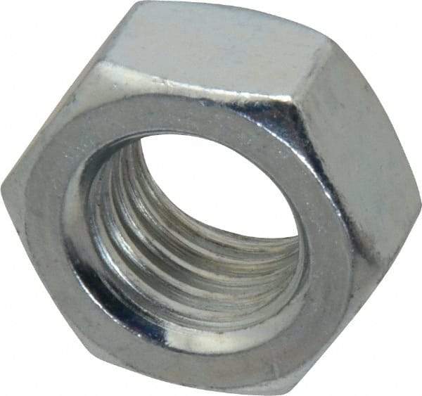 Value Collection - 3/4-10 UNC Grade C Hex Lock Nut with Distorted Thread - 1-1/8" Width Across Flats, 21/32" High, Cadmium Clear-Plated Finish - Best Tool & Supply