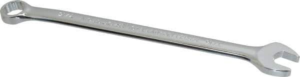 Proto - 7/16" 12 Point Offset Combination Wrench - 15° Offset Angle, 7" OAL, Steel, Chrome Finish - Best Tool & Supply