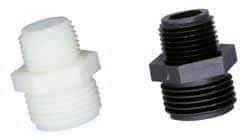 Green Leaf - 3/4 MGHT & 3/8 MPT Garden Hose Adapter - Nylon, Male Hose to Male Pipe Connector - Best Tool & Supply