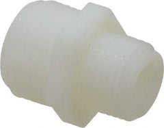 Green Leaf - 3/4 MGHT & 1/2 MPT Garden Hose Adapter - Nylon, Male Hose to Male Pipe Connector - Best Tool & Supply