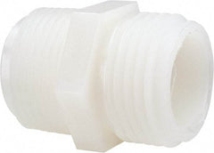 Green Leaf - 3/4 MGHT & 3/4 MPT Garden Hose Adapter - Nylon, Male Hose to Male Pipe Connector - Best Tool & Supply