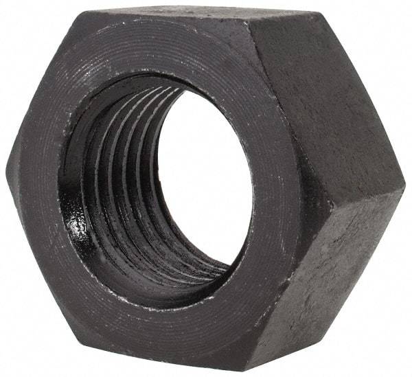 Value Collection - M36x4.00 Steel Right Hand Hex Nut - 55mm Across Flats, 29mm High, Uncoated - Best Tool & Supply